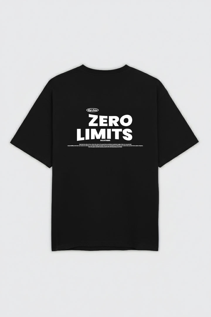 Zero Limits Oversized Graphic T-Shirt – Black (Plus Size) - S26 - MT0518P