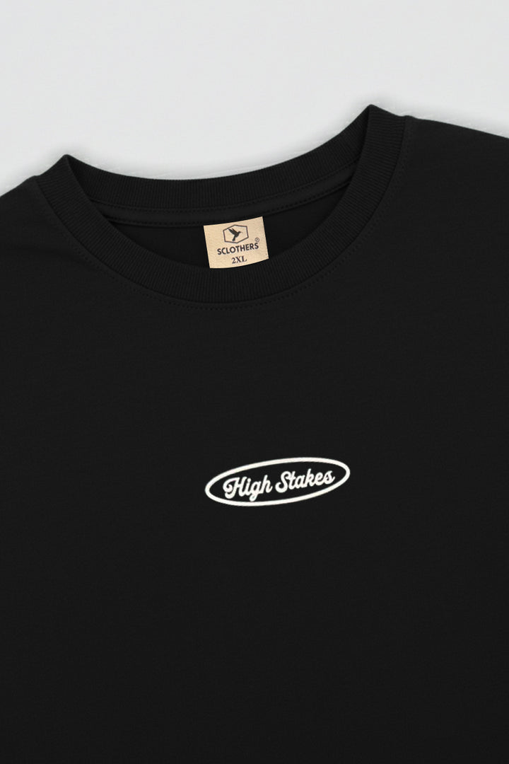 Zero Limits Oversized Graphic T-Shirt – Black (Plus Size) - S26 - MT0518P