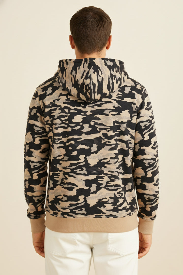 Nomad & Black Camo Zipper Hoodie - W23 - MH0066R