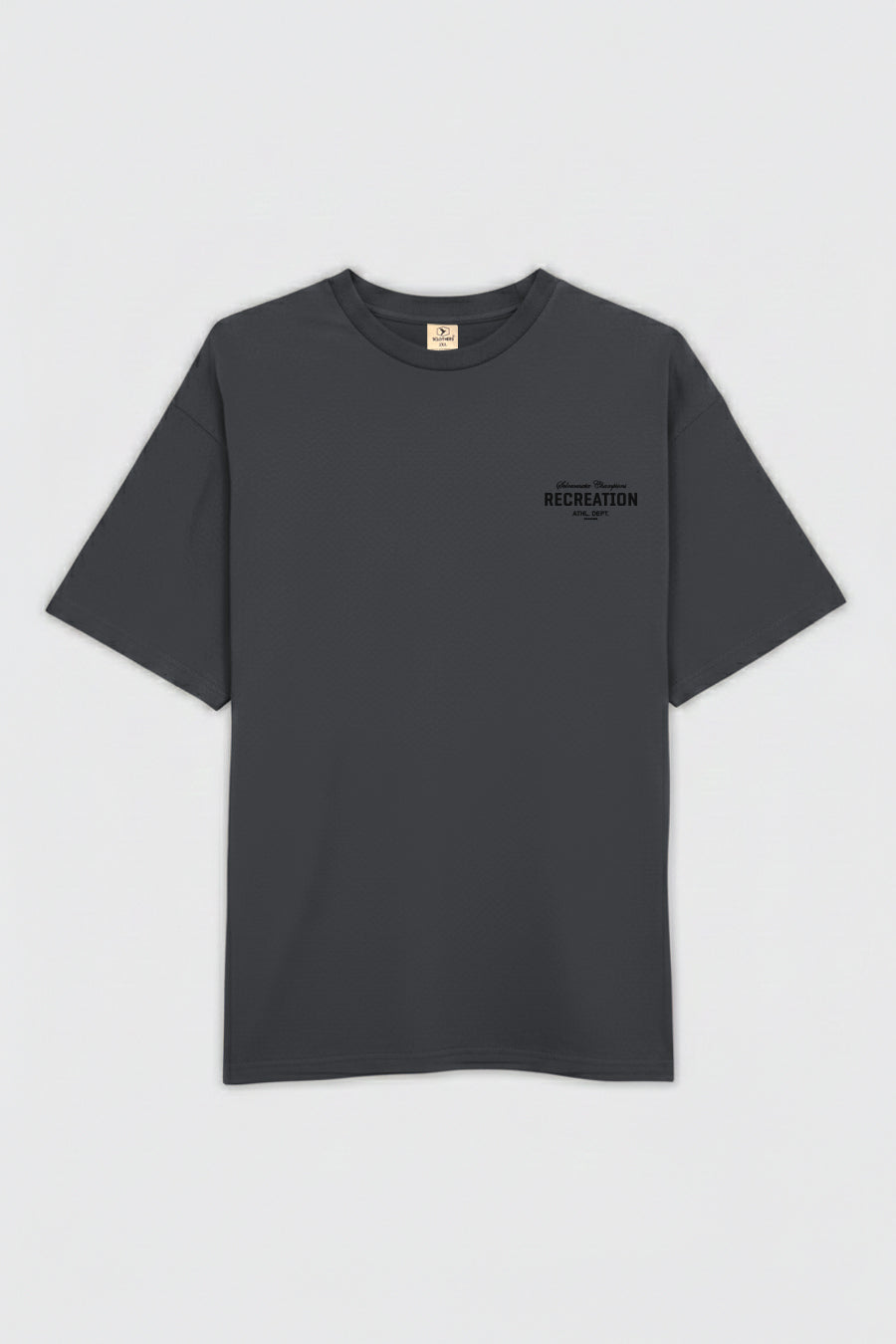 SCLO MMXIX Champions Oversized Graphic T-Shirt – Grey (Plus Size) - S26 - MT0510P