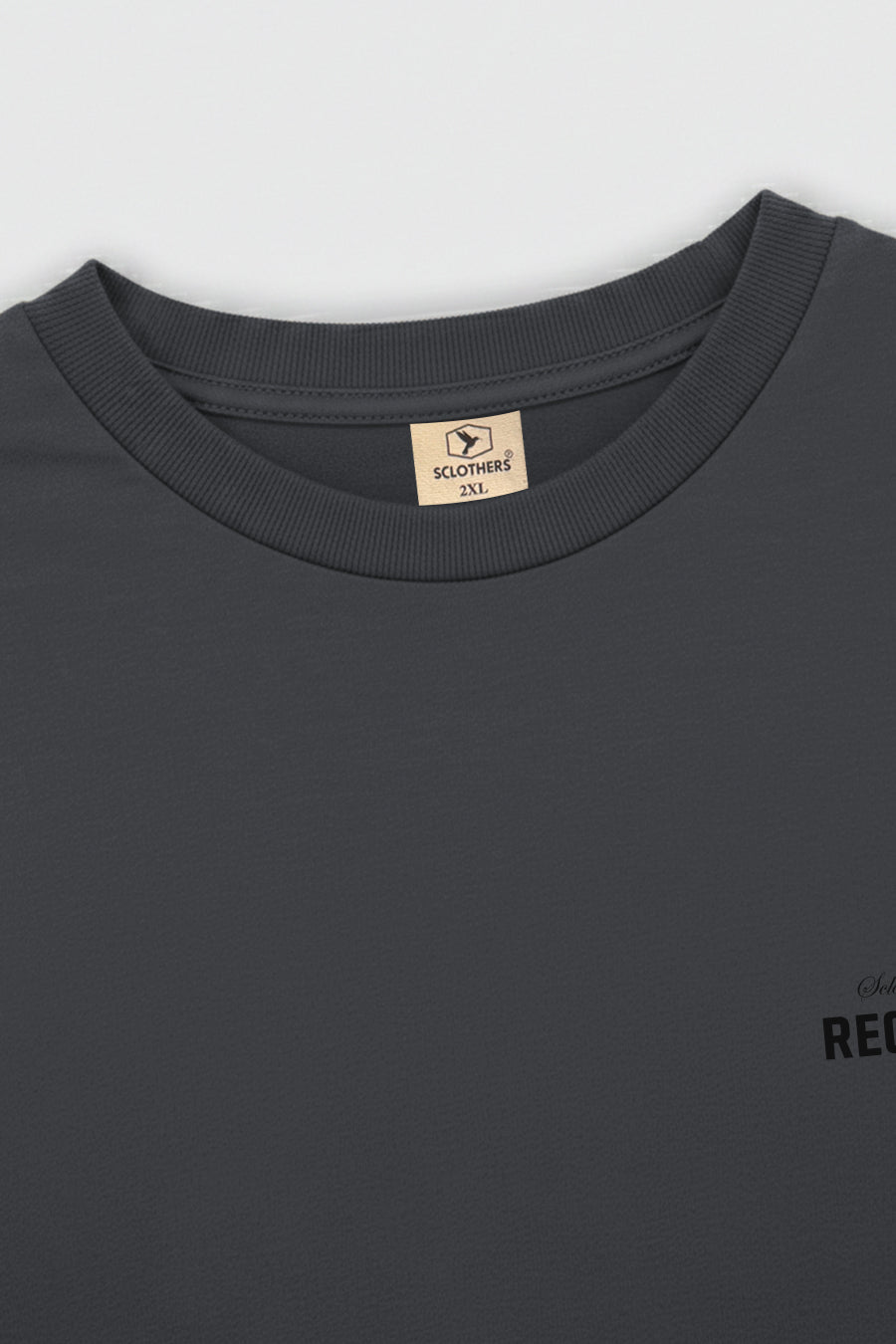 SCLO MMXIX Champions Oversized Graphic T-Shirt – Grey (Plus Size) - S26 - MT0510P