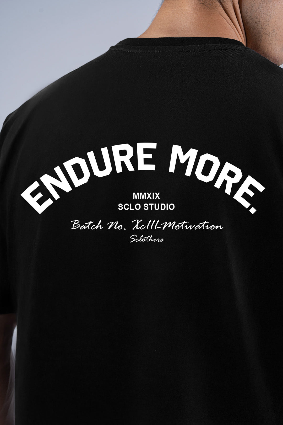 Endure More Oversized Graphic T-Shirt – Black - S26 - MT0511R