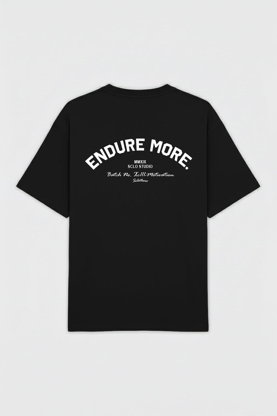 Endure More Oversized Graphic T-Shirt – Black - S26 - MT0511R