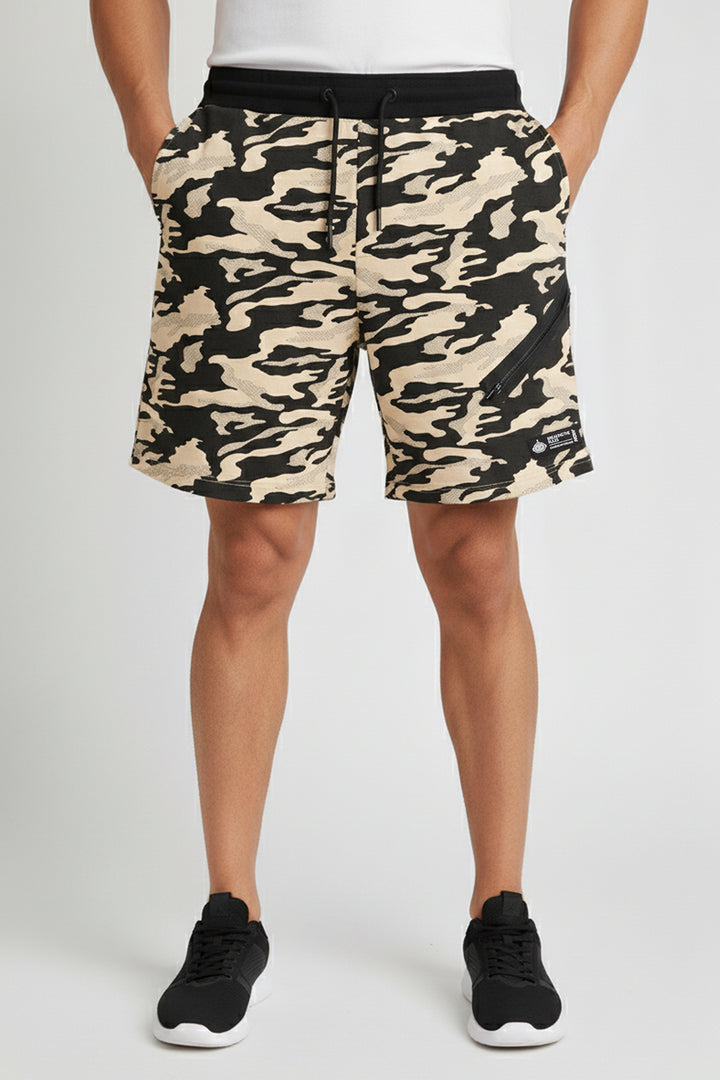 Nomad Camo Side Zipper Shorts - A24 - MSH056R