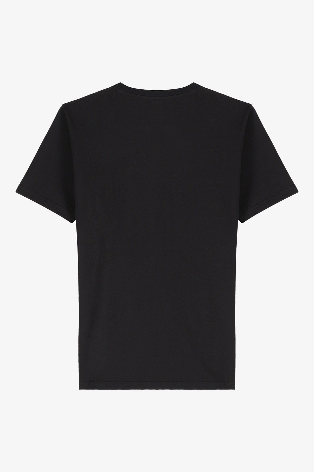 Black Tri-Color Graphic Printed T-Shirt - A24 - MT0321R