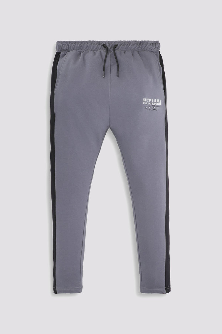 Pewter Grey Panelled Jog Pants - W23 - MTR091R