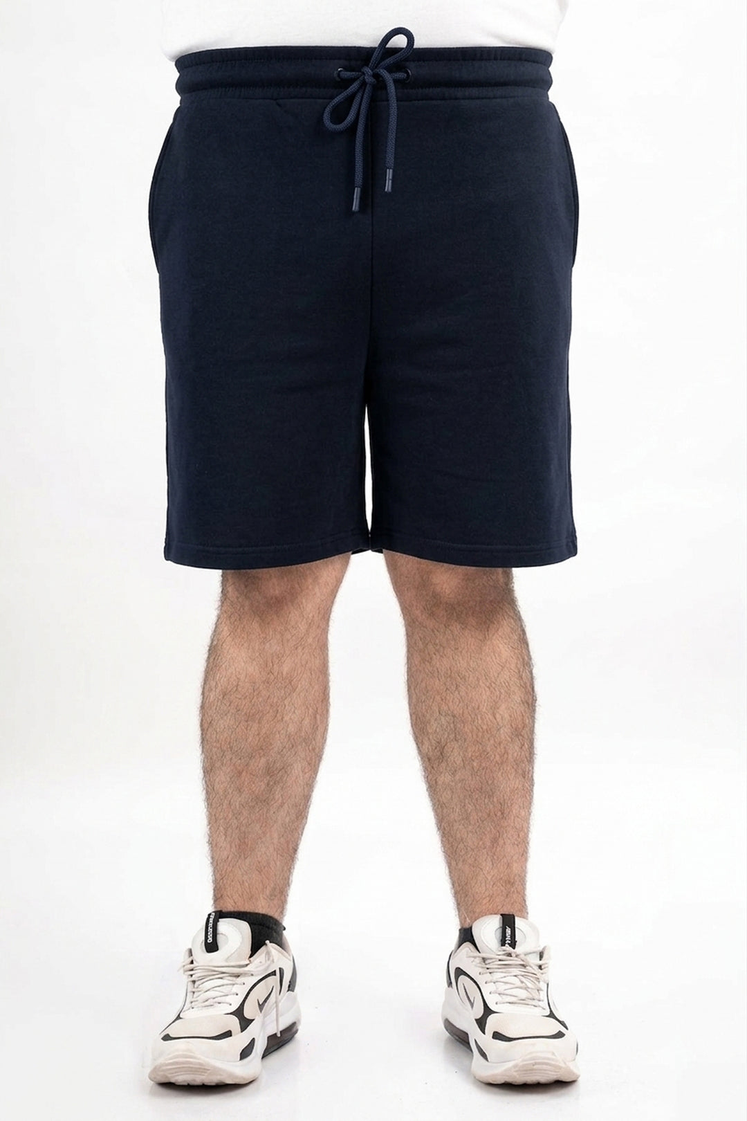Navy Terry Shorts (Plus Size) - S26 - MSH055P