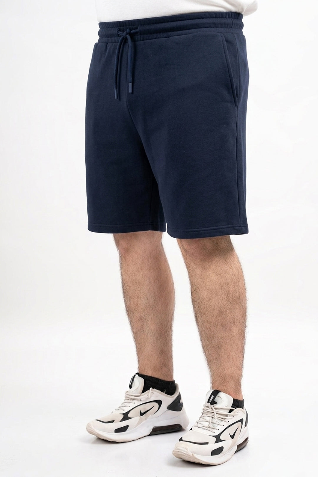 Navy Terry Shorts (Plus Size) - S26 - MSH055P