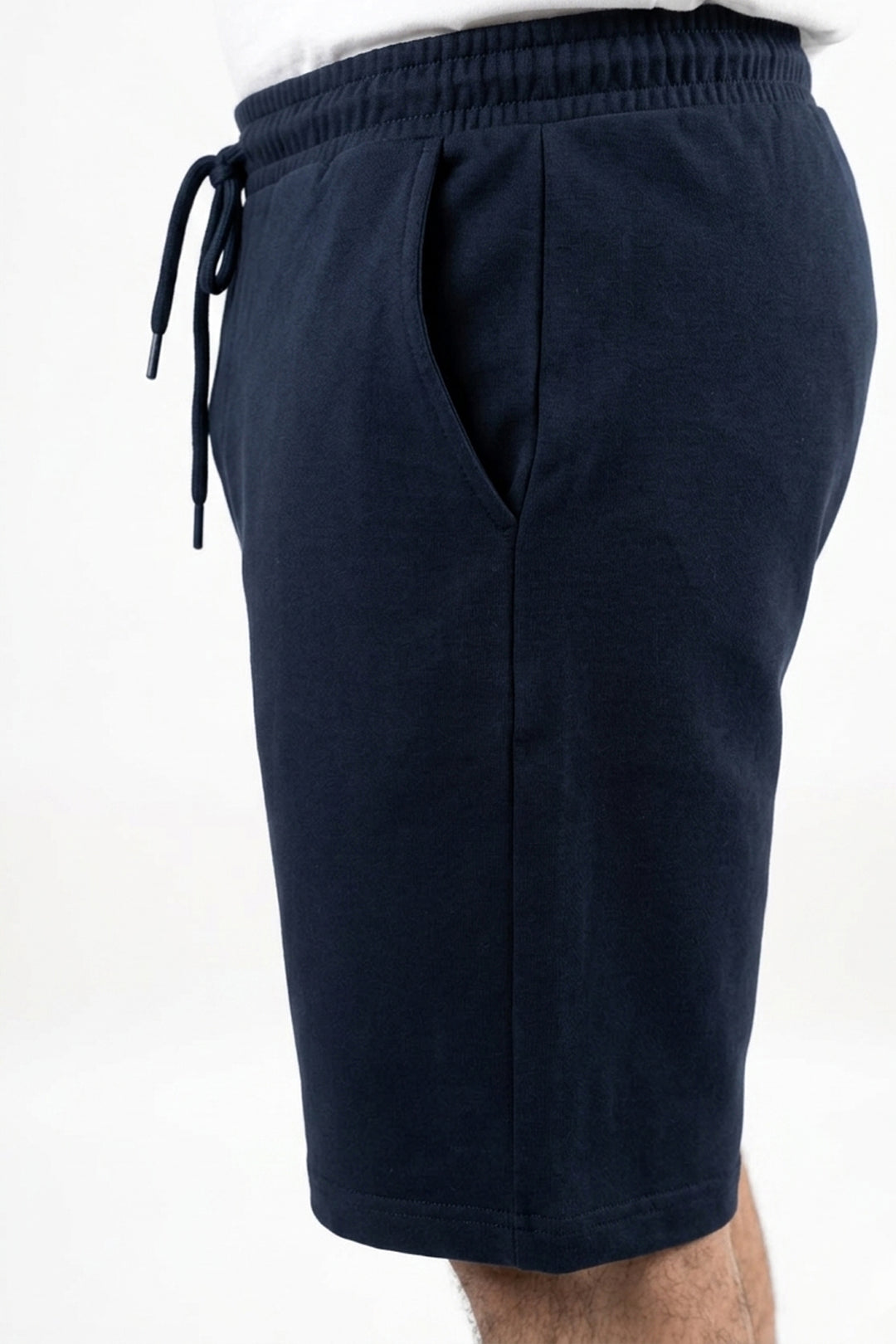 Navy Terry Shorts (Plus Size) - S26 - MSH055P