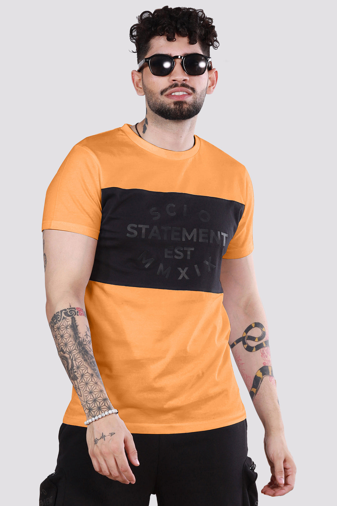 Orange SCLO Statement T-Shirt - S23 - MT0301R