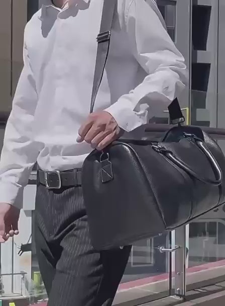 Men's Duffle Bag with Shoulder Strap - S25 - MHB010