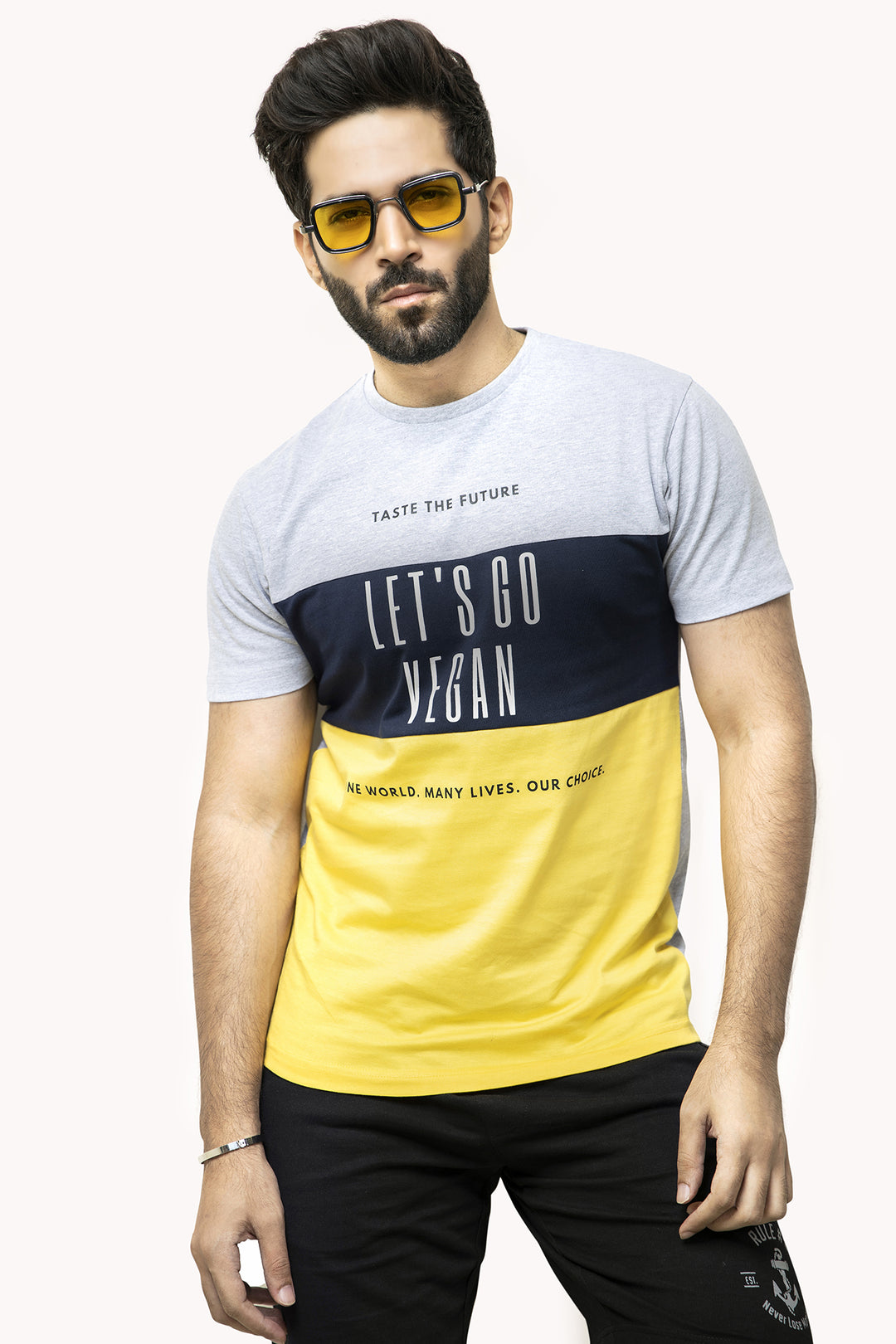 Color Block T-Shirts in Pakistan