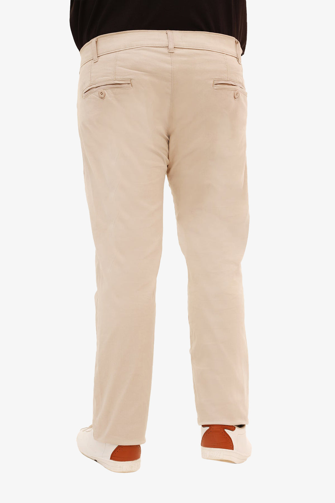 Taupe Stretchy Cotton Chinos (Plus Size) - S22 - MC0020P