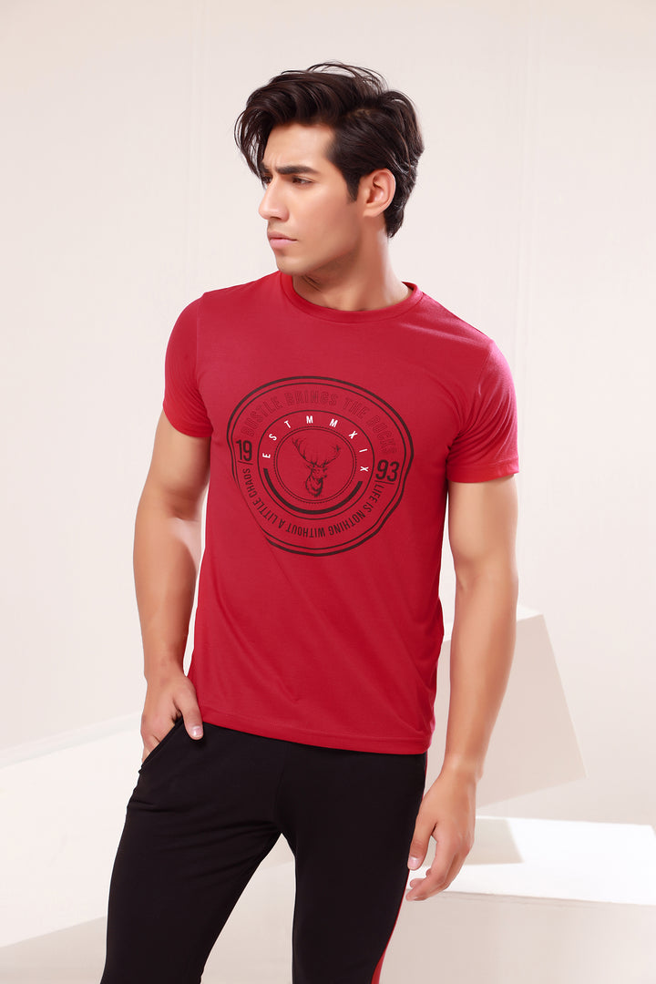 Bustle Red T-Shirt - P21 - MT0013R
