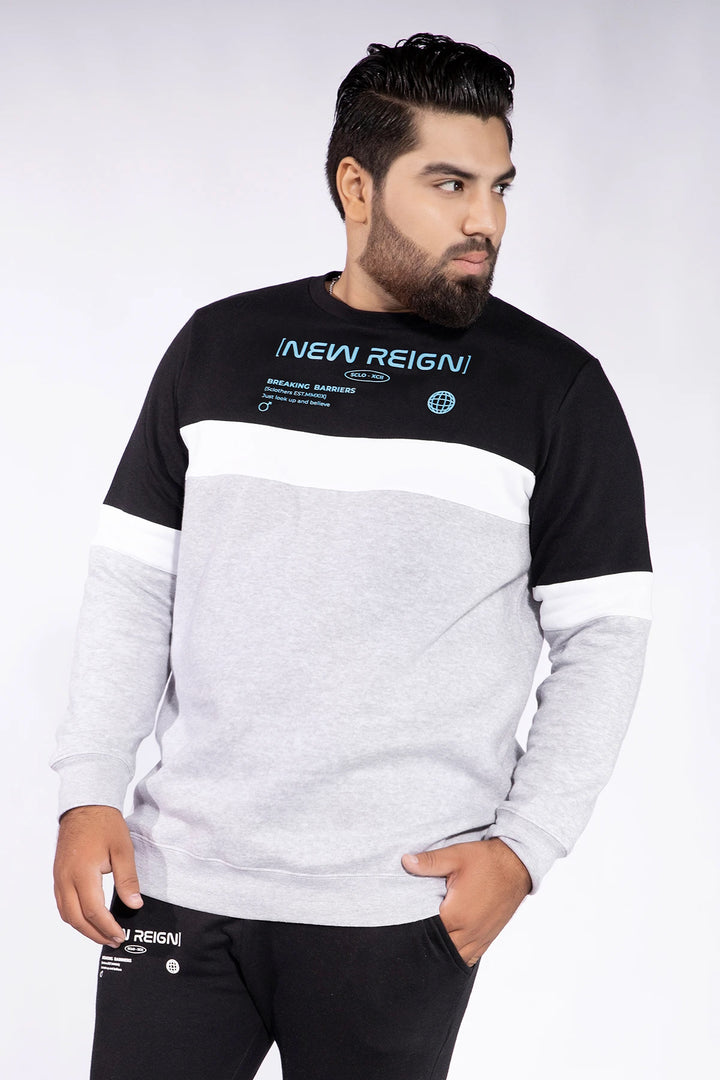 New Reign Cut & Sew Sweatshirt (Plus Size) - W21 - MSW017P