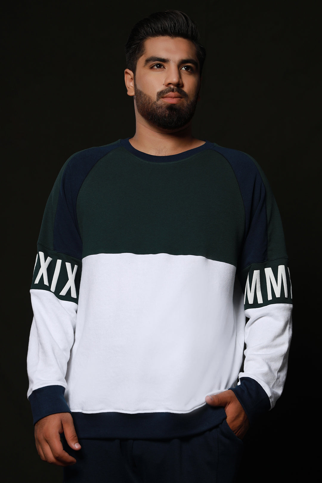 Teal & Blue MMXIX Sweatshirt (Plus Size)