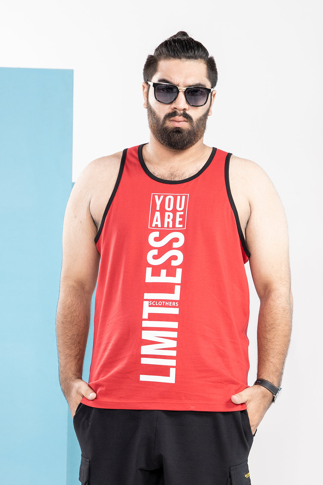 Limitless Red Tank Top (Plus Size) - S21 - MTT006P