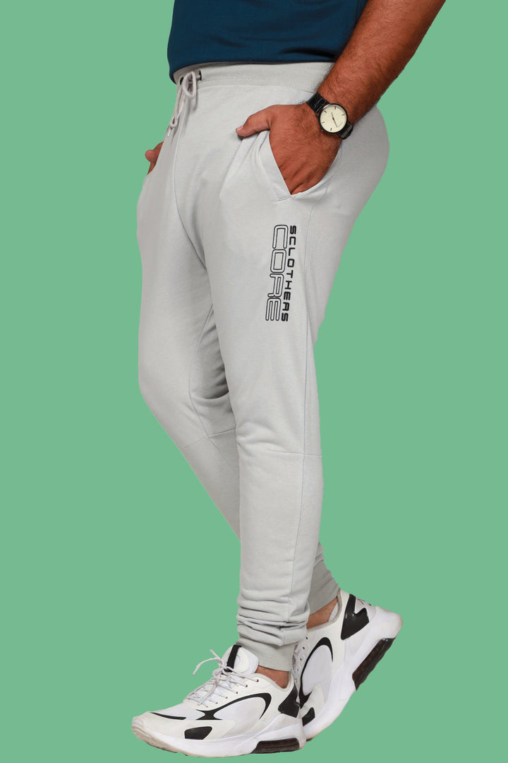 Rave Basic Gray Jog Pants (Plus Size) - S22 - MTR031P
