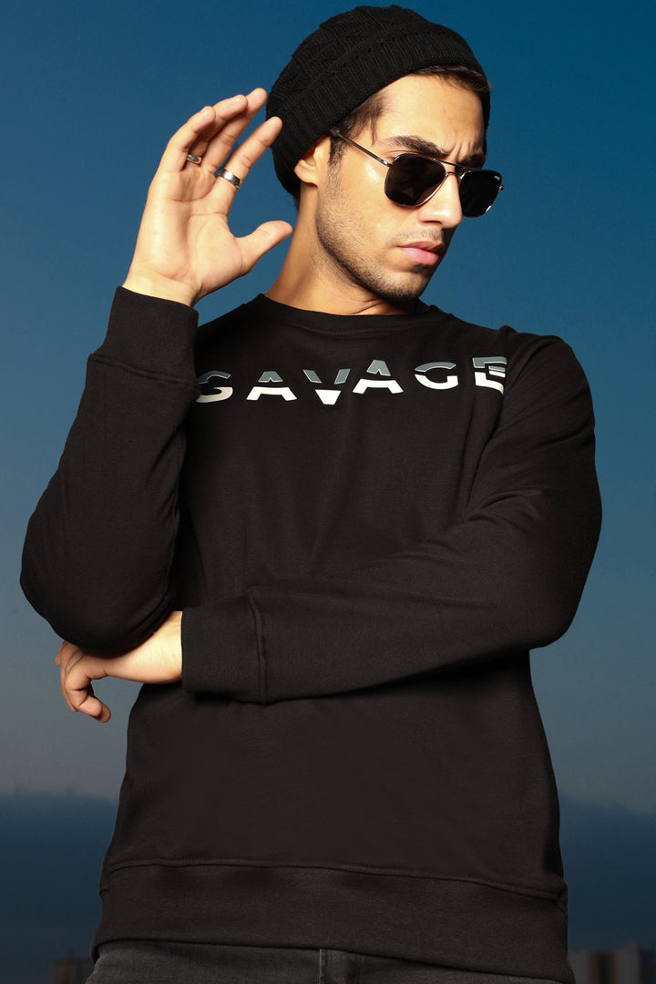 Savage Graphic Sweatshirt - W22 - USW010R