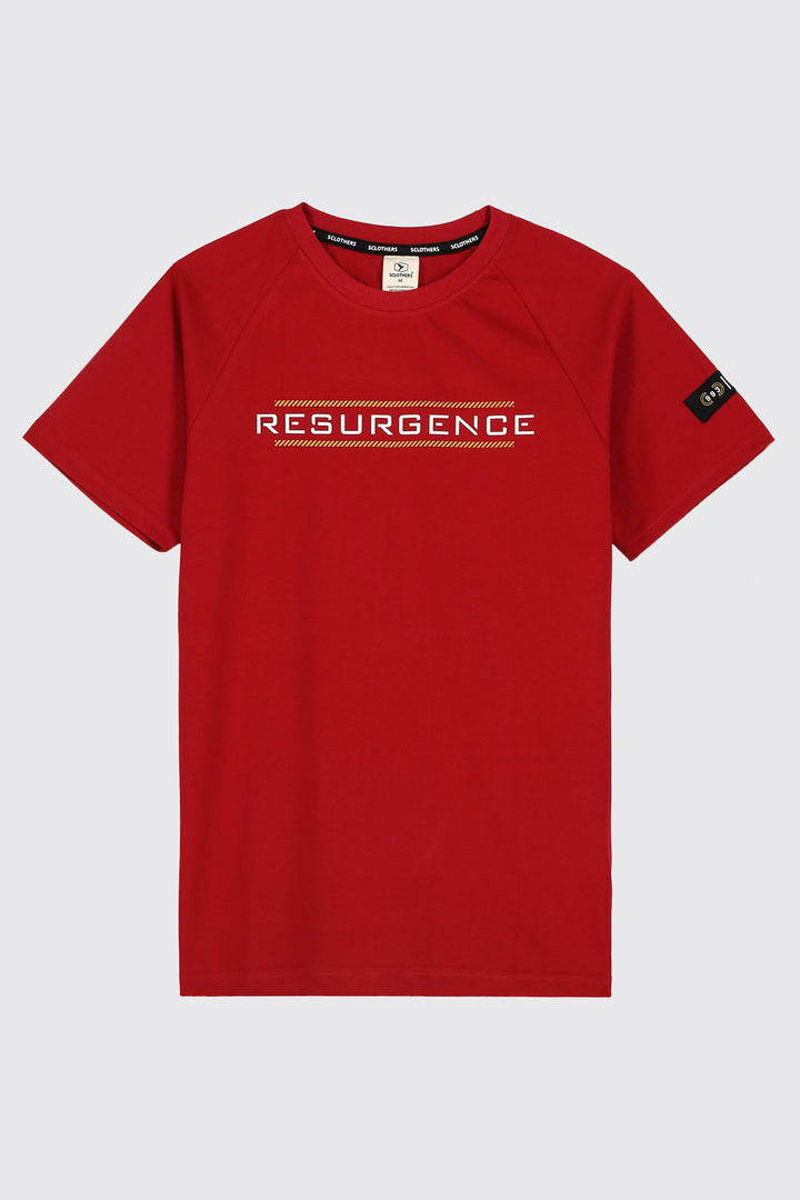 Resurgence Maroon Graphic T-Shirt - A23 - MT0285R