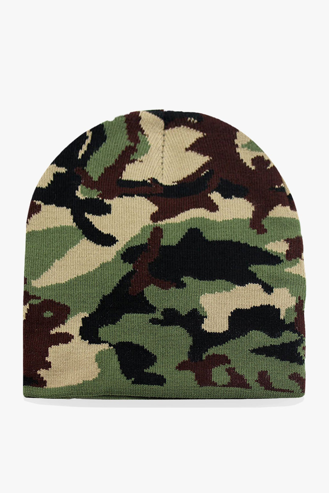 Camouflage Green Knitted Beanie
