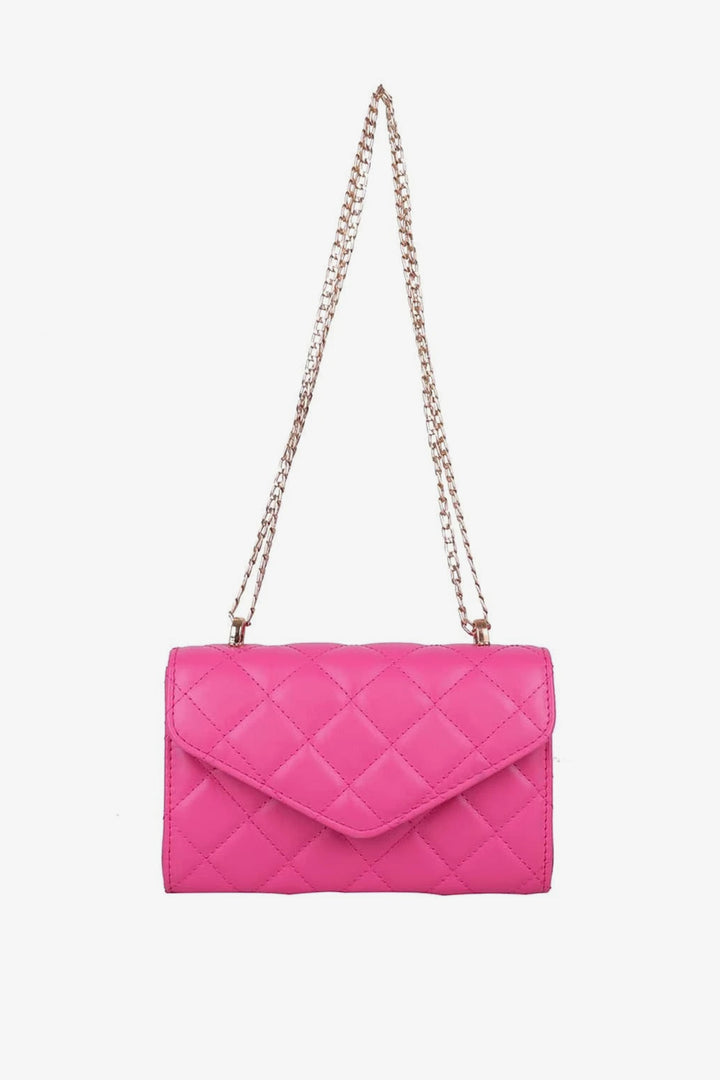 Pink Sling Leather Bag - A23 - WHB0056
