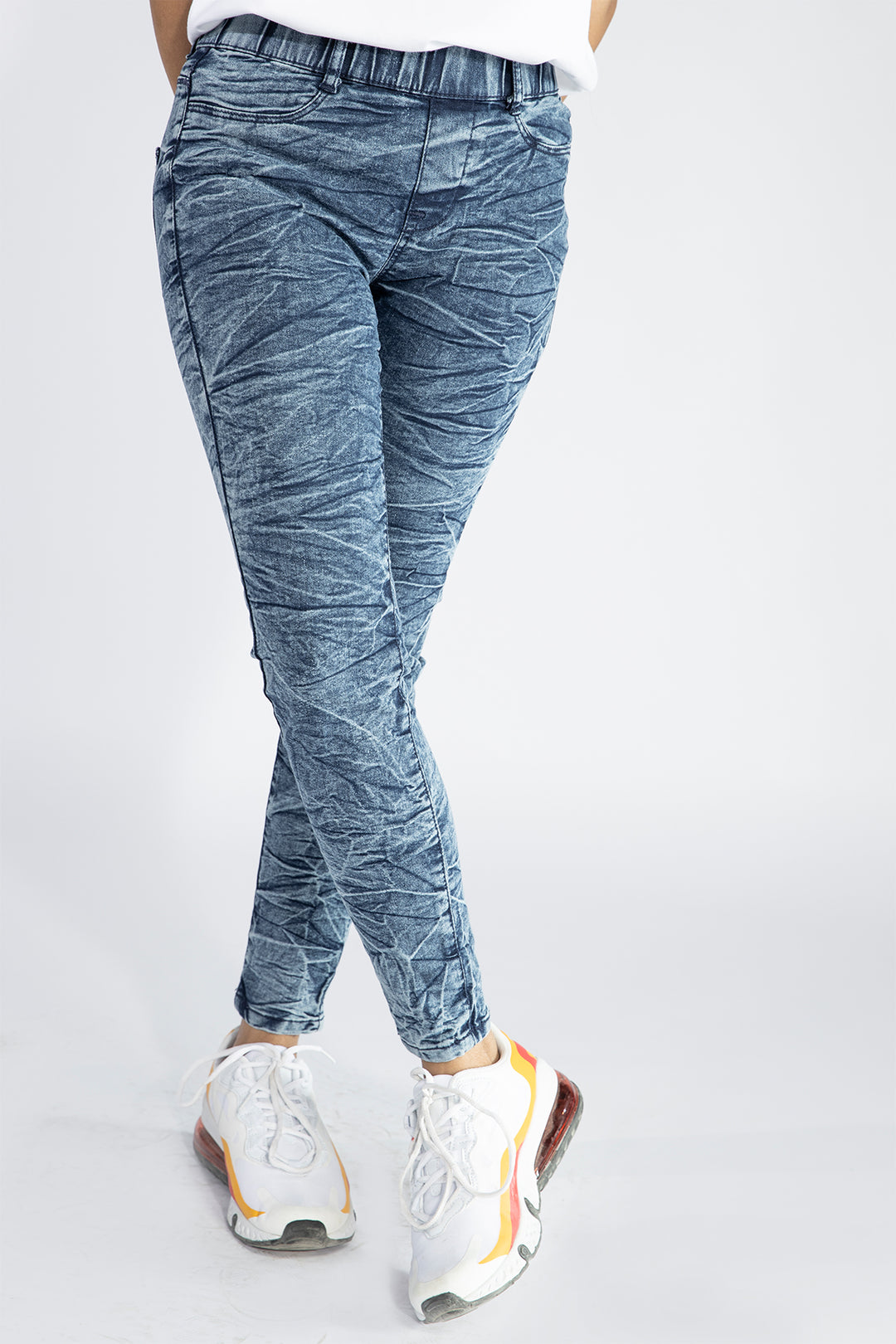 Mid Wash Stretchy Jeggings - W21 - WDJ0007 - Sclothers