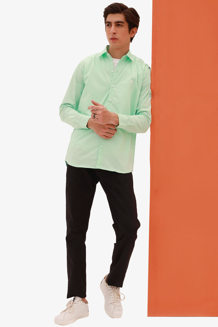 Mist Green Button Down Shirt - S22 - MS0043R