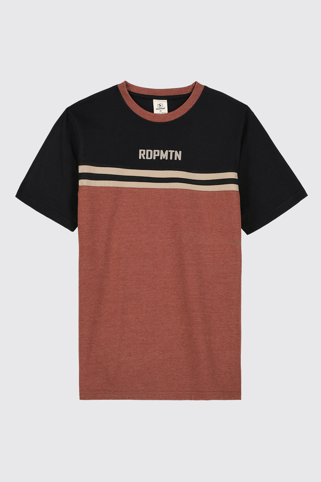 Redemption Melange Brown Graphic T-Shirt - A23 - MT0290R