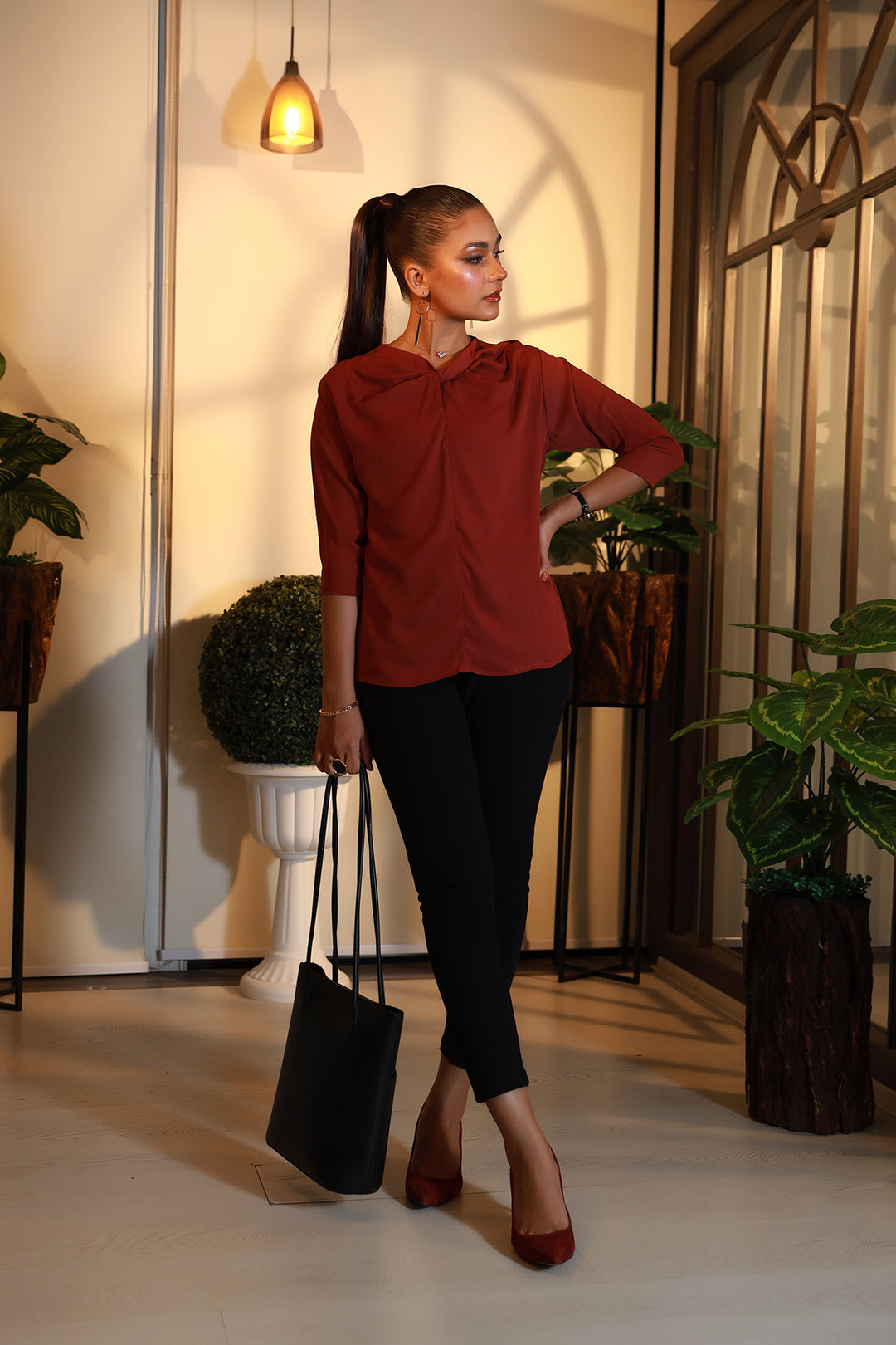 Ambrosia Top (Berry Pink) - P22 - WWT0031
