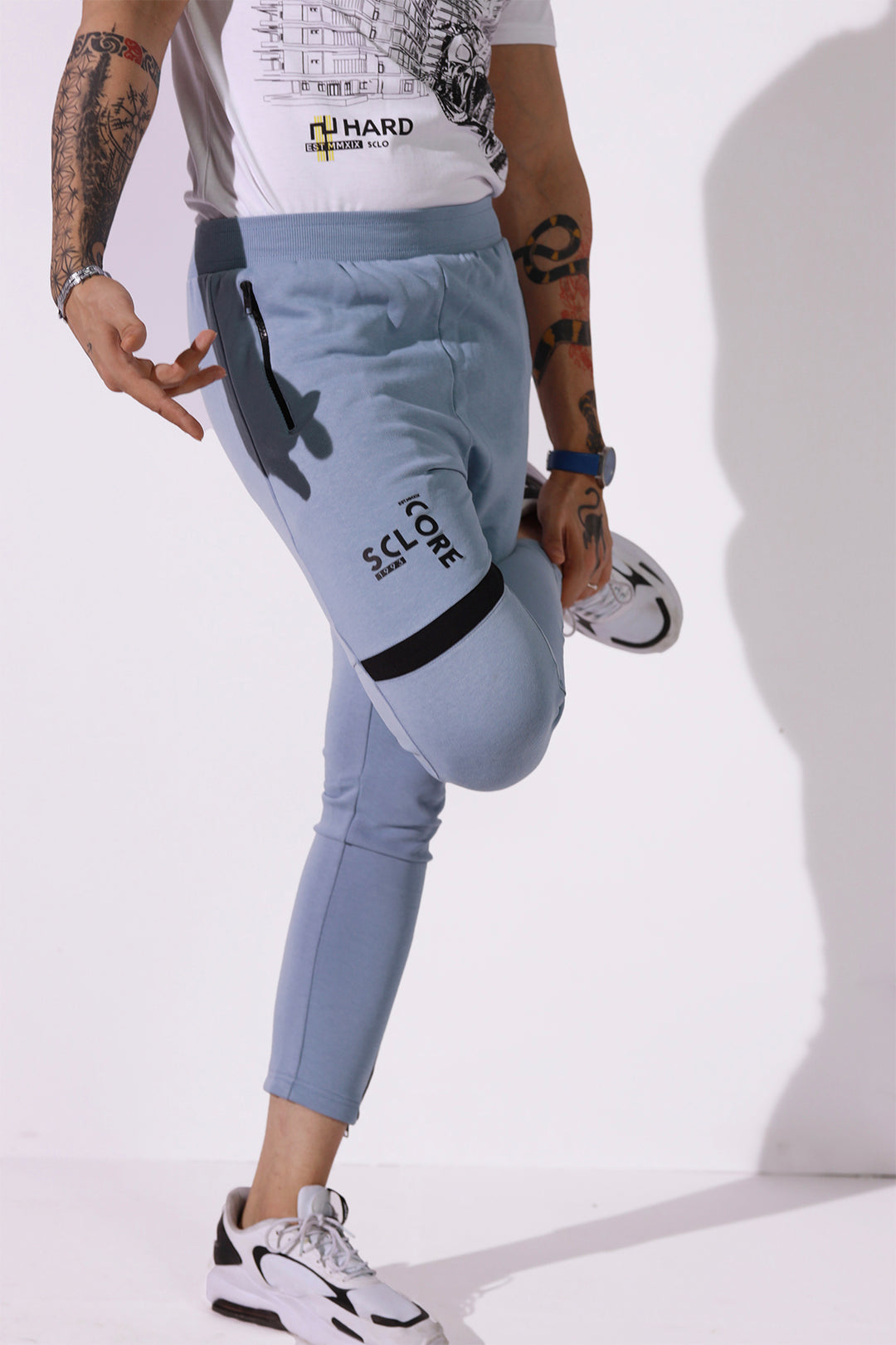 Cameo Blue Jogger Pants - P22 - MTR033R