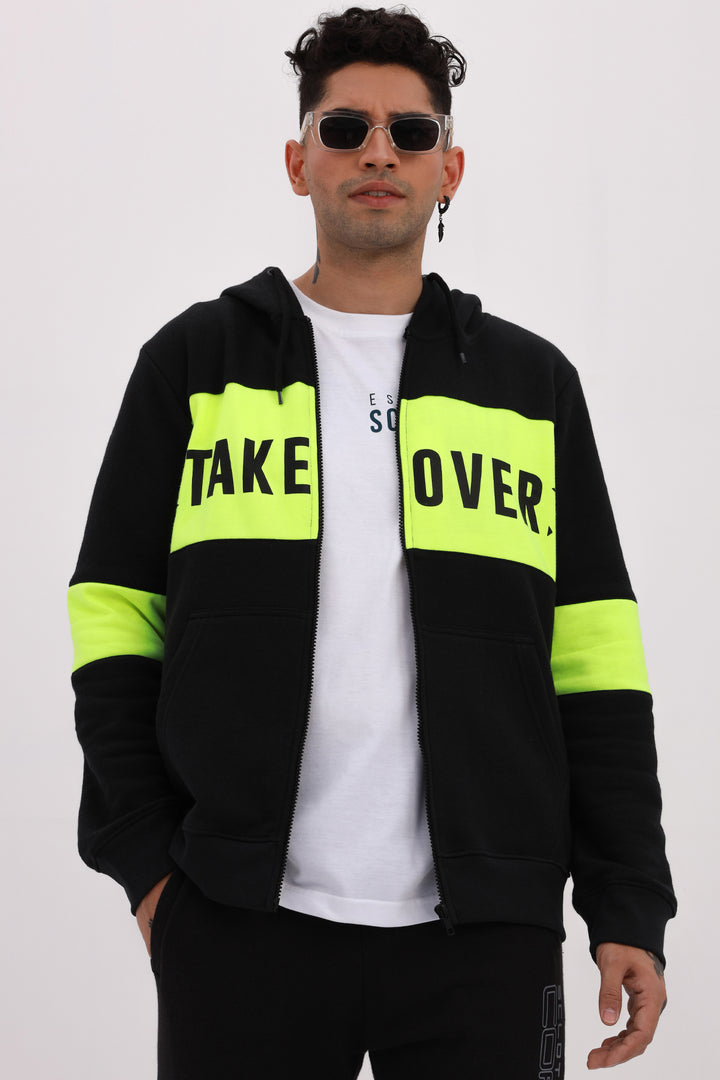 Takeover Neon Pannel Hoodie Regular Size