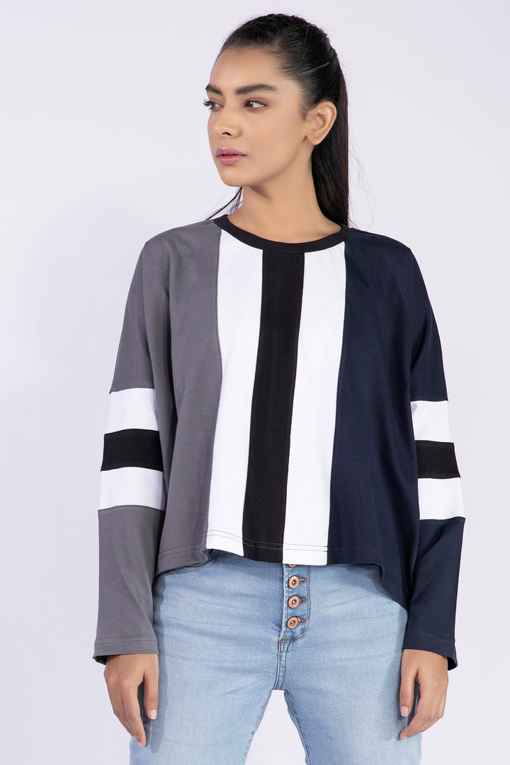 Varsity Striped Crop Top - W21 - WT00038