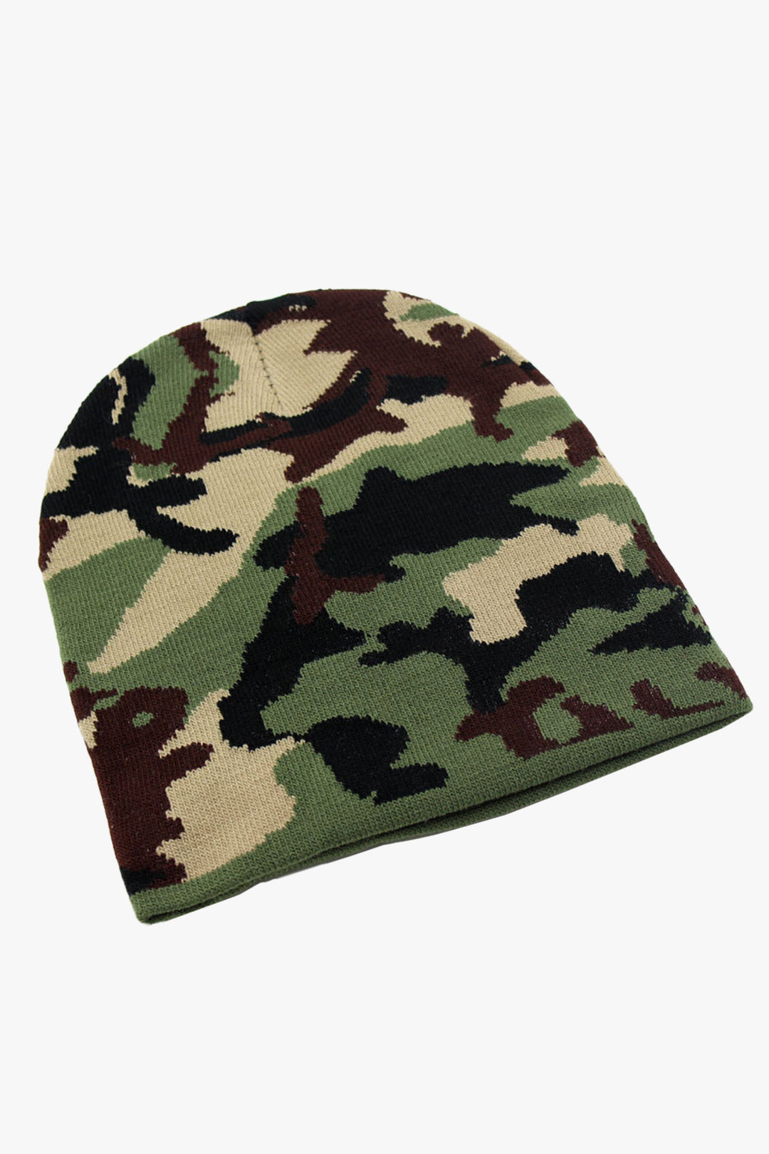 Camouflage Green Knitted Beanie