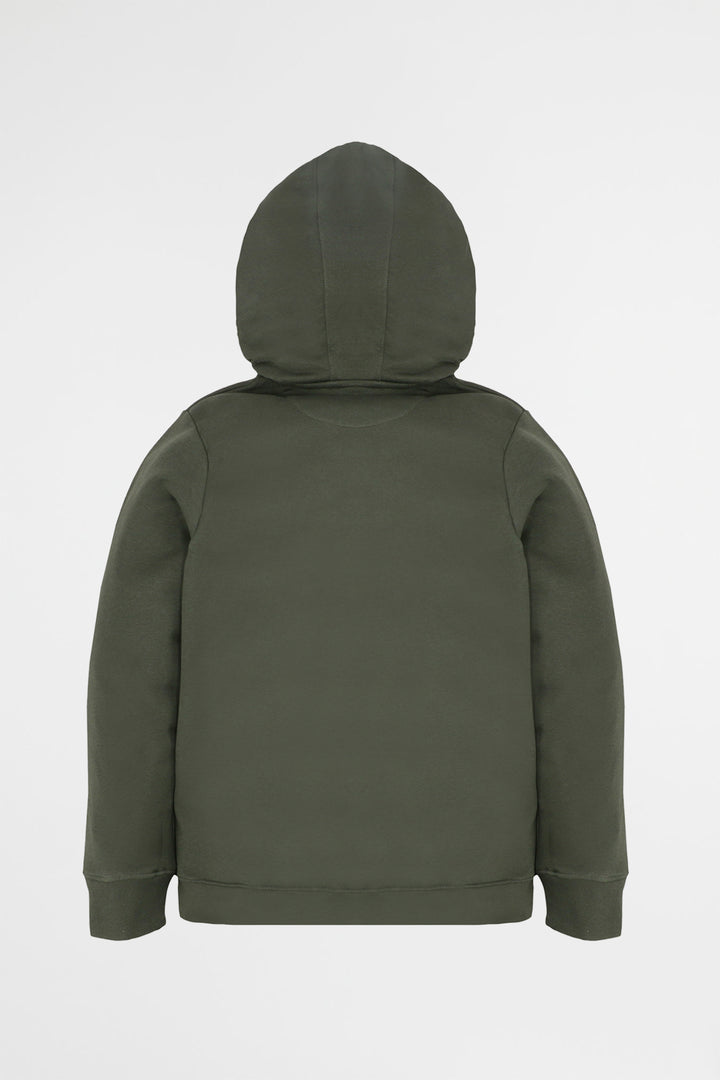Moss Green Turtle Neck Hoodie (Plus Size) - W22 - MH0050P