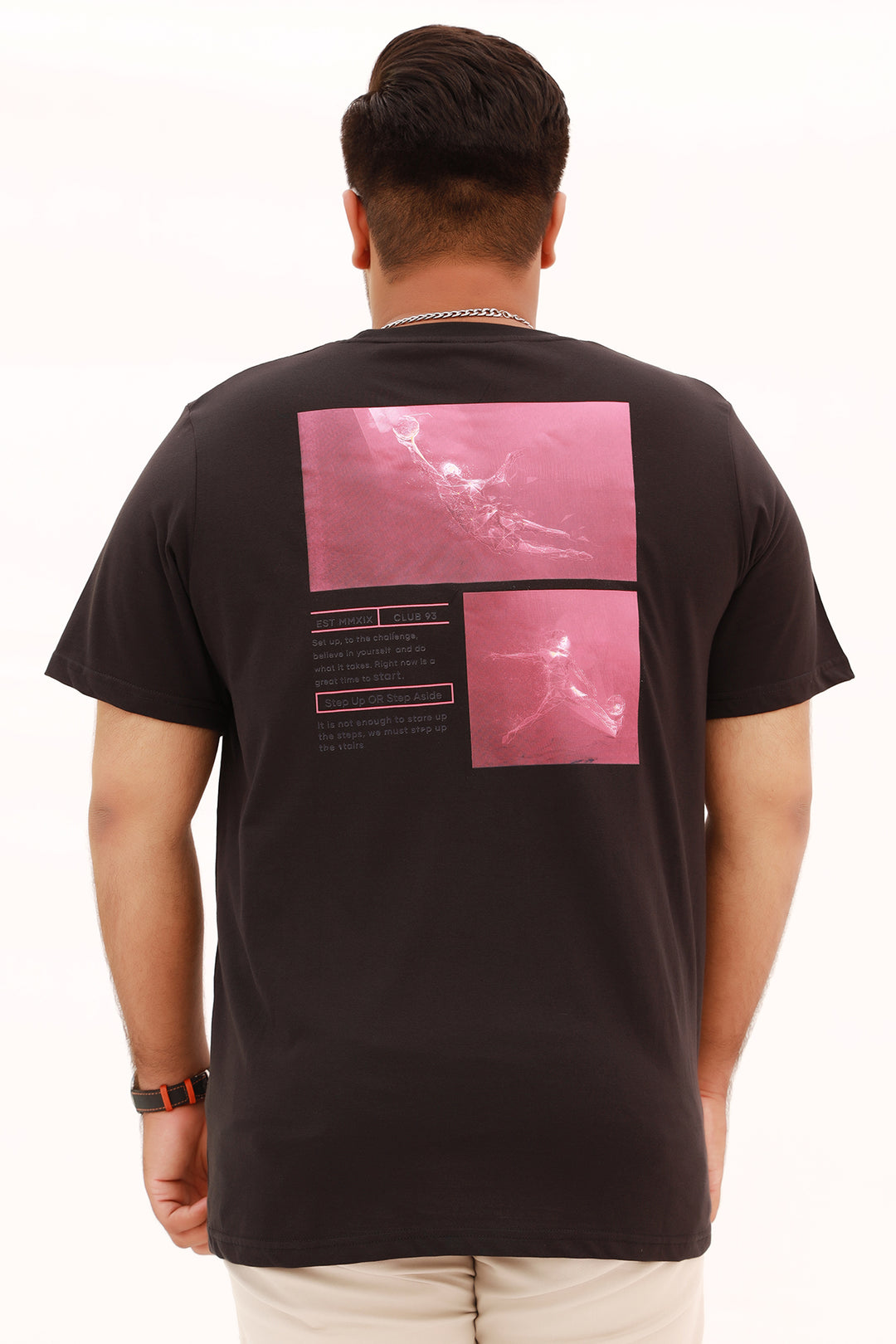 Step Up Graphic T-Shirt (Plus Size) - S22 - MT0166P