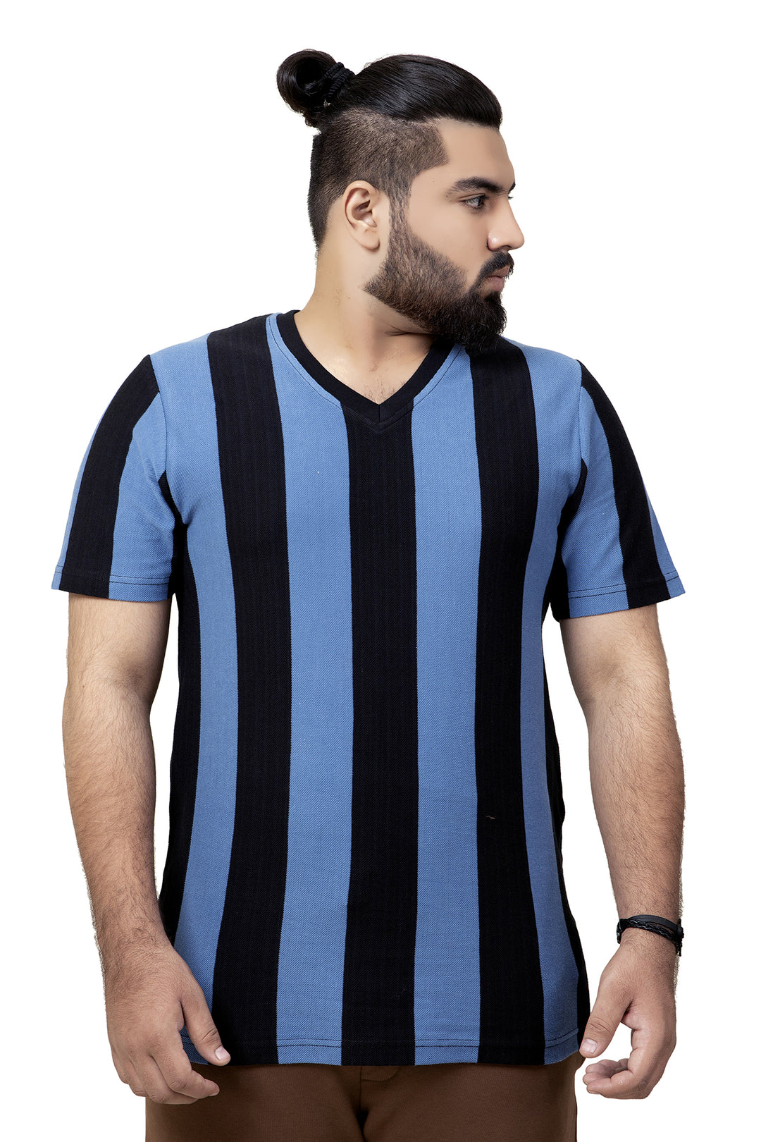 Plus Size Color Block T-Shirts in Pakistan