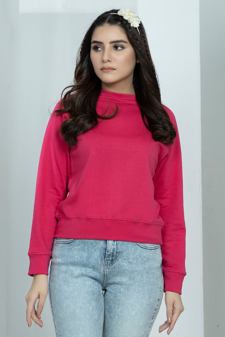 Pink Raglan Sweatshirt - W21 - WSW0001
