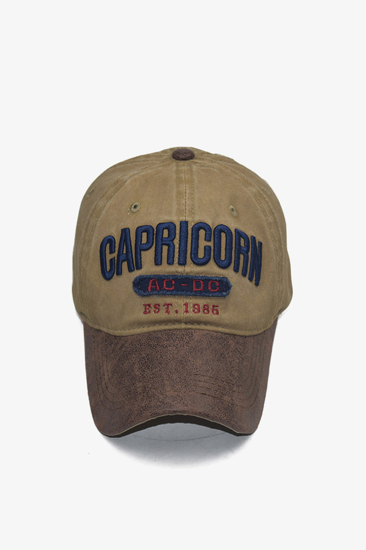 Capricorn Retro Mustard Cap - A23 - MCP072R