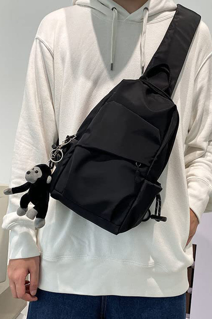 Black Mini Crossbody Bag - A23 - MHB0001