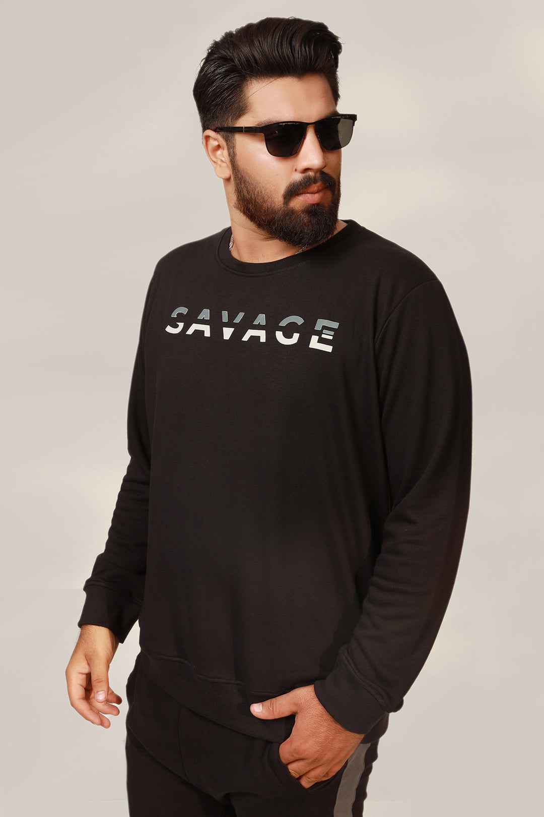 Men's Plus Size Savage Graphic Sweatshirt Online in Pakistan