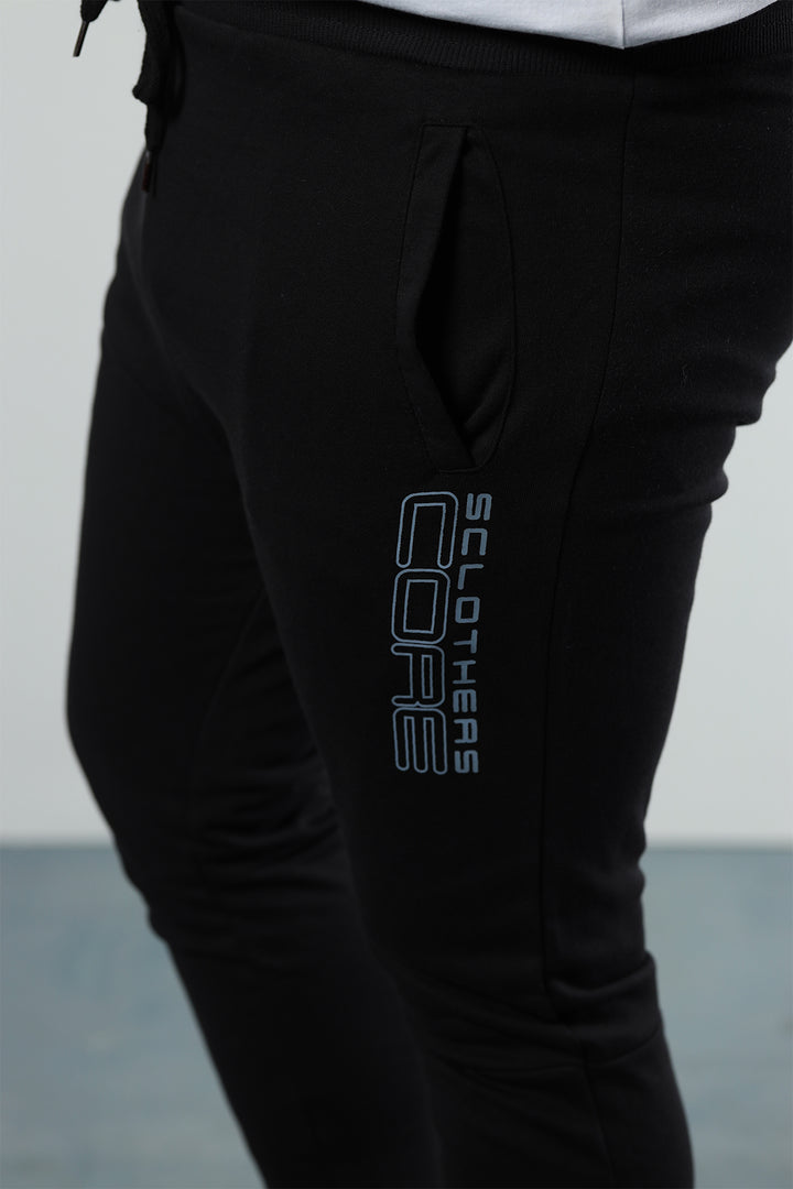 Rave Basic Black Jog Pants (Plus Size) - P22 - MTR032P