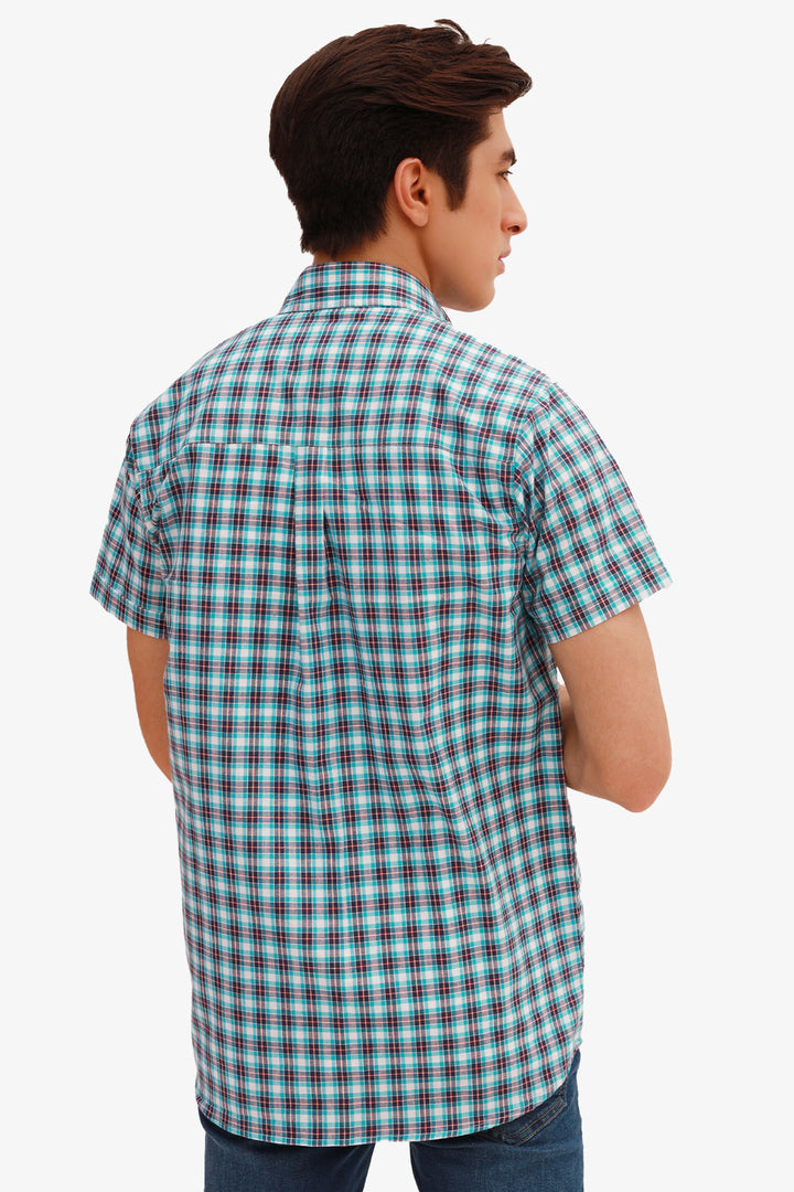 Algiers Blue Checks Shirt - S22 - MS0039R