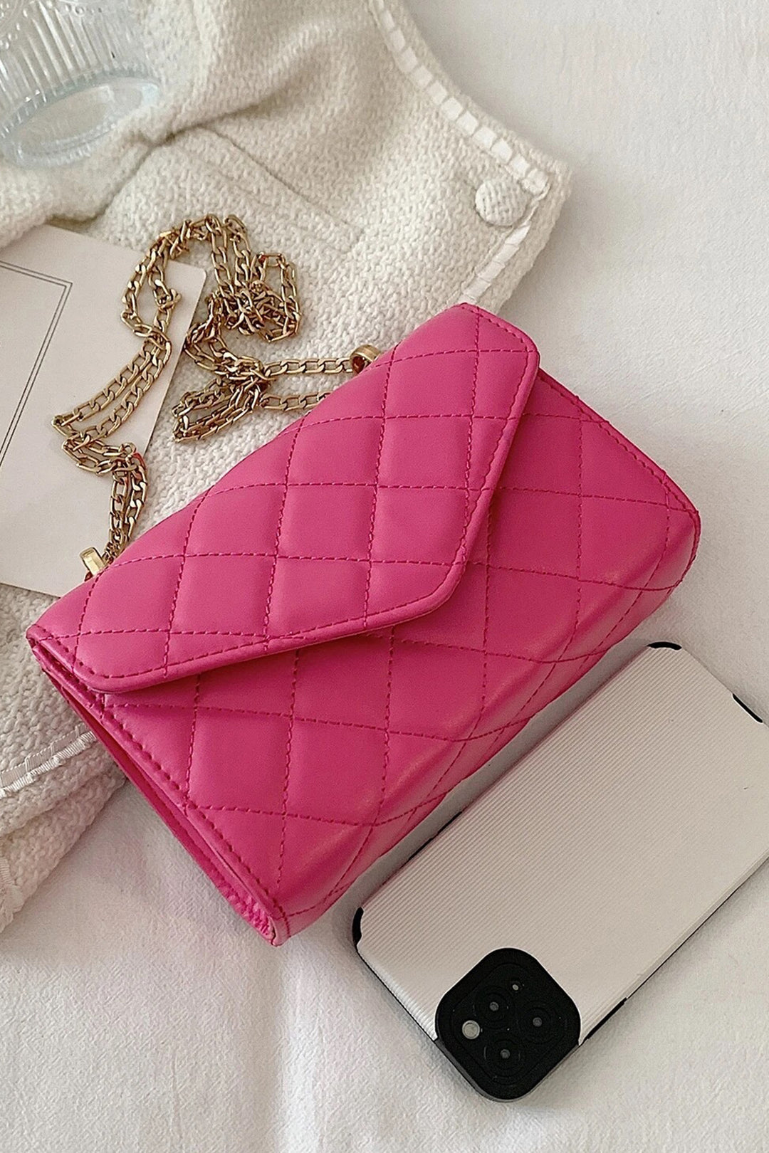 Pink Sling Leather Bag - A23 - WHB0056