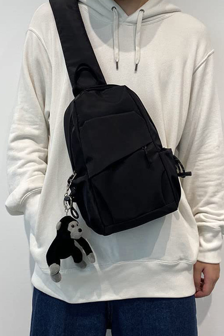 Black Mini Crossbody Bag - A23 - MHB0001