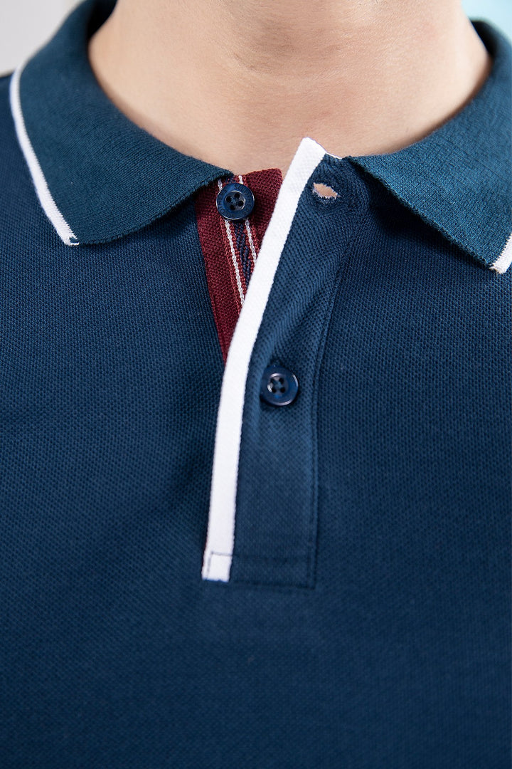 Contrast Placket Polo - S21 - MP0003R