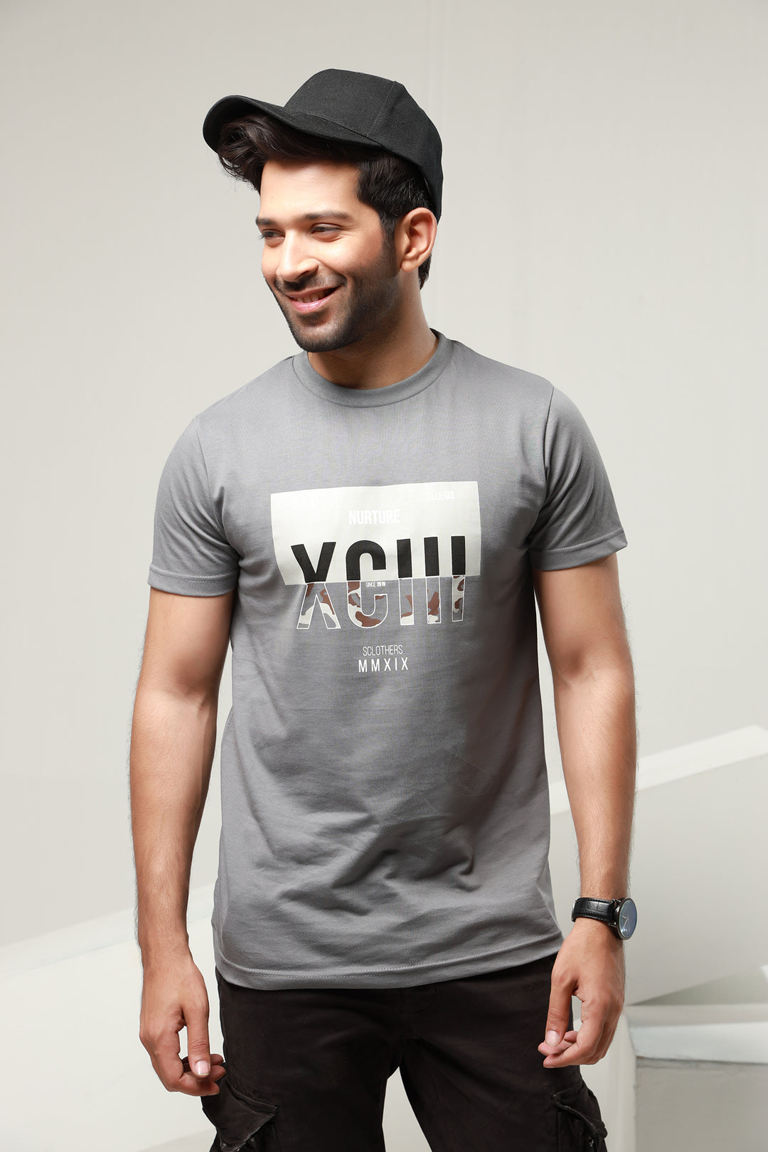 Grey 93 Camo T-Shirt - P21 - MT0082R