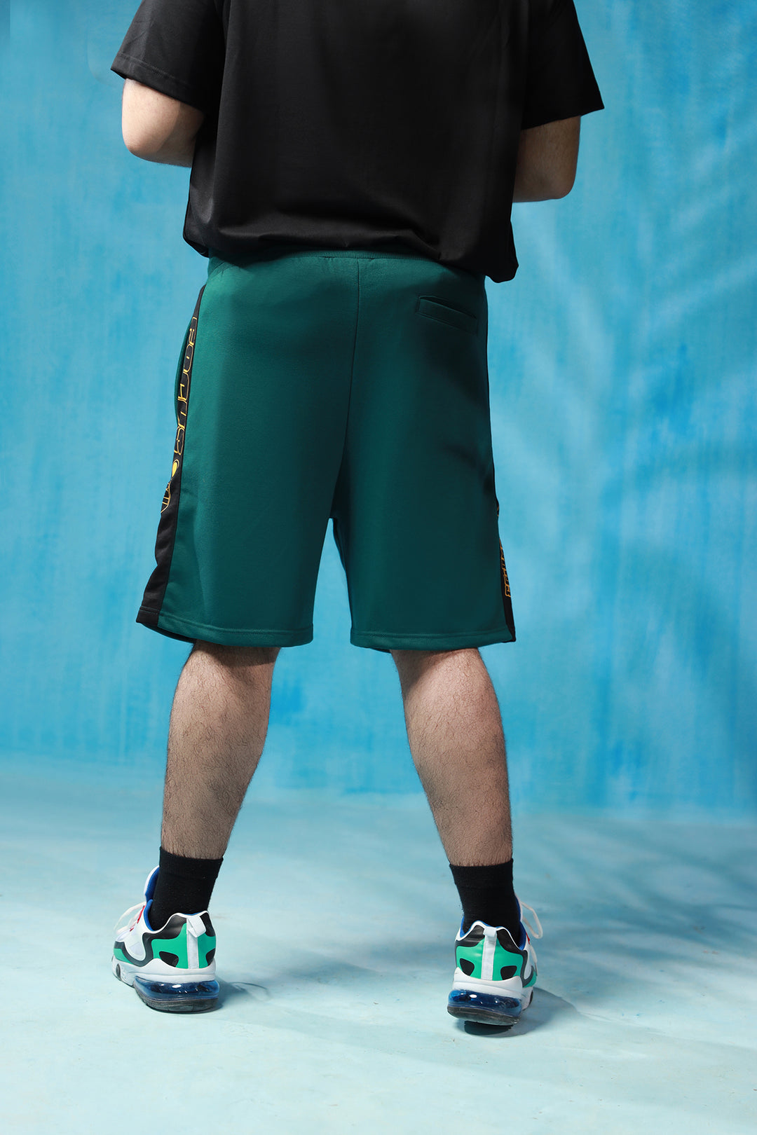 Focus Teal Shorts (Plus Size) - S21 - MSH013P
