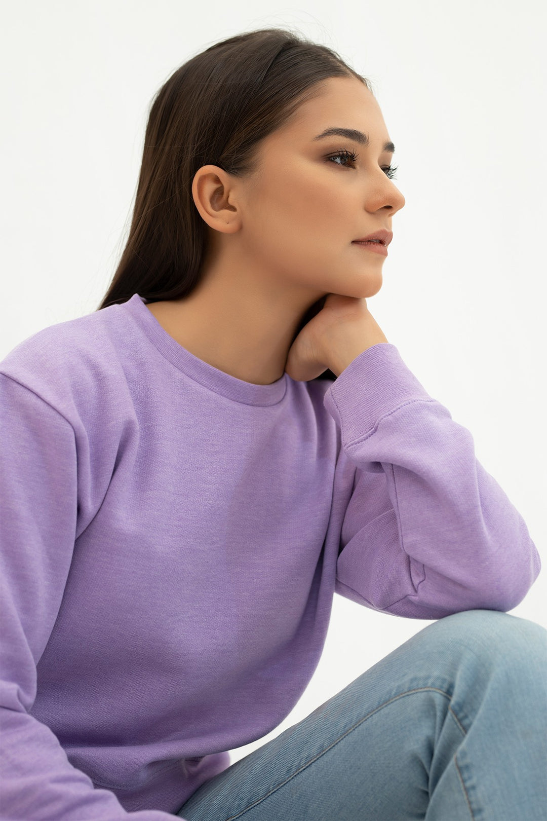Prism Pink Crop Sweatshirt - W21 - WSW0005