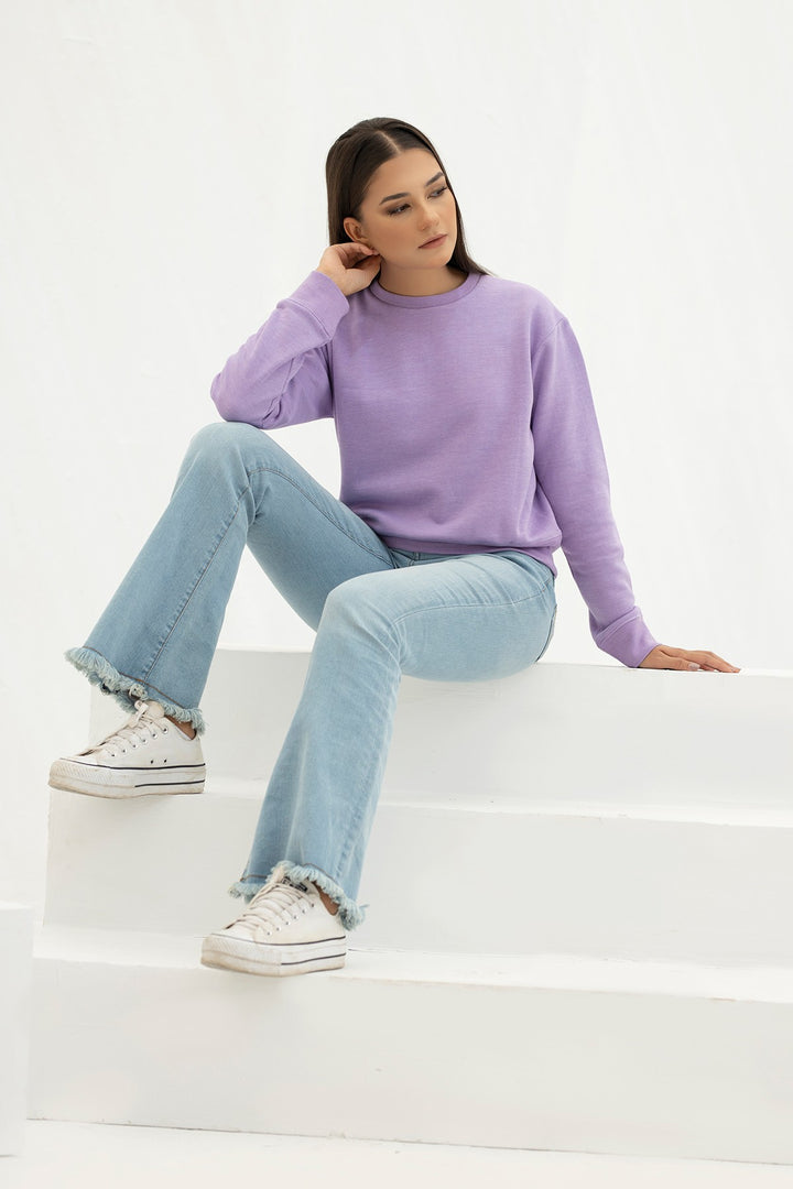 Prism Pink Crop Sweatshirt - W21 - WSW0005